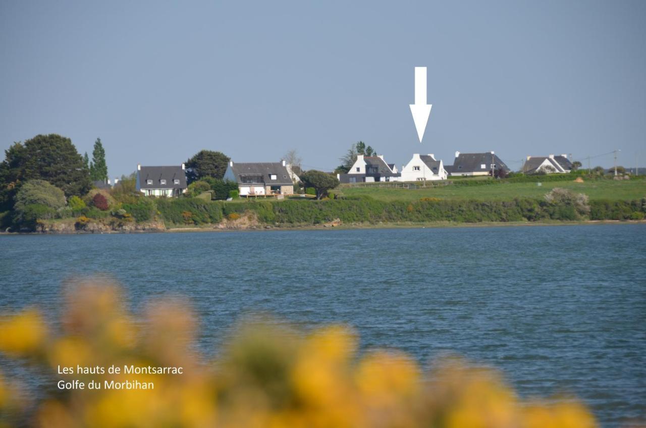 Maison Golfe Du Morbihan - Vue Mer - Plage A 600M - 6 Chambres Séné Exterior foto